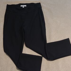 Margaret M Black Straight Leg Women's Petite Pants